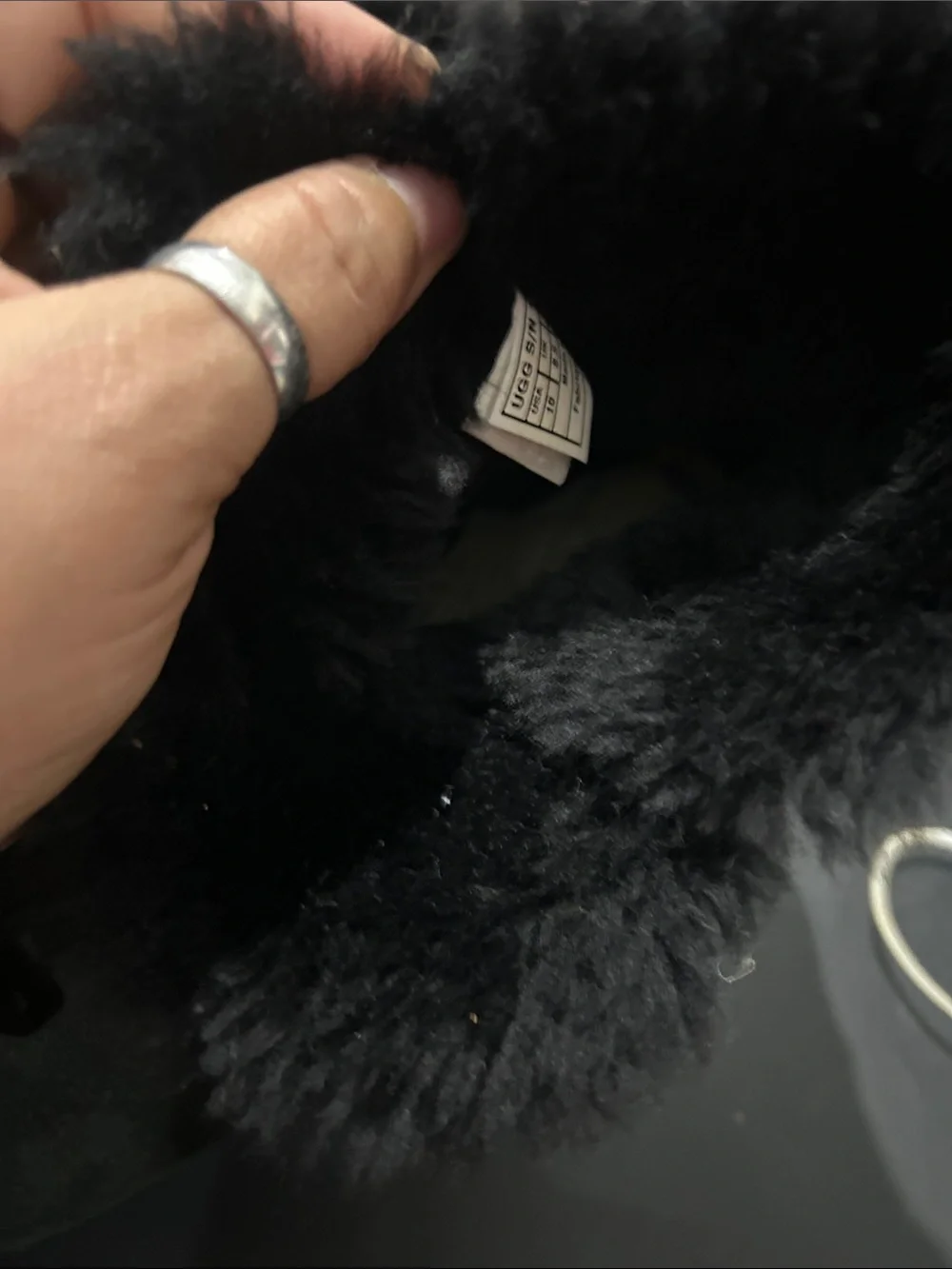 UGG plush shearling